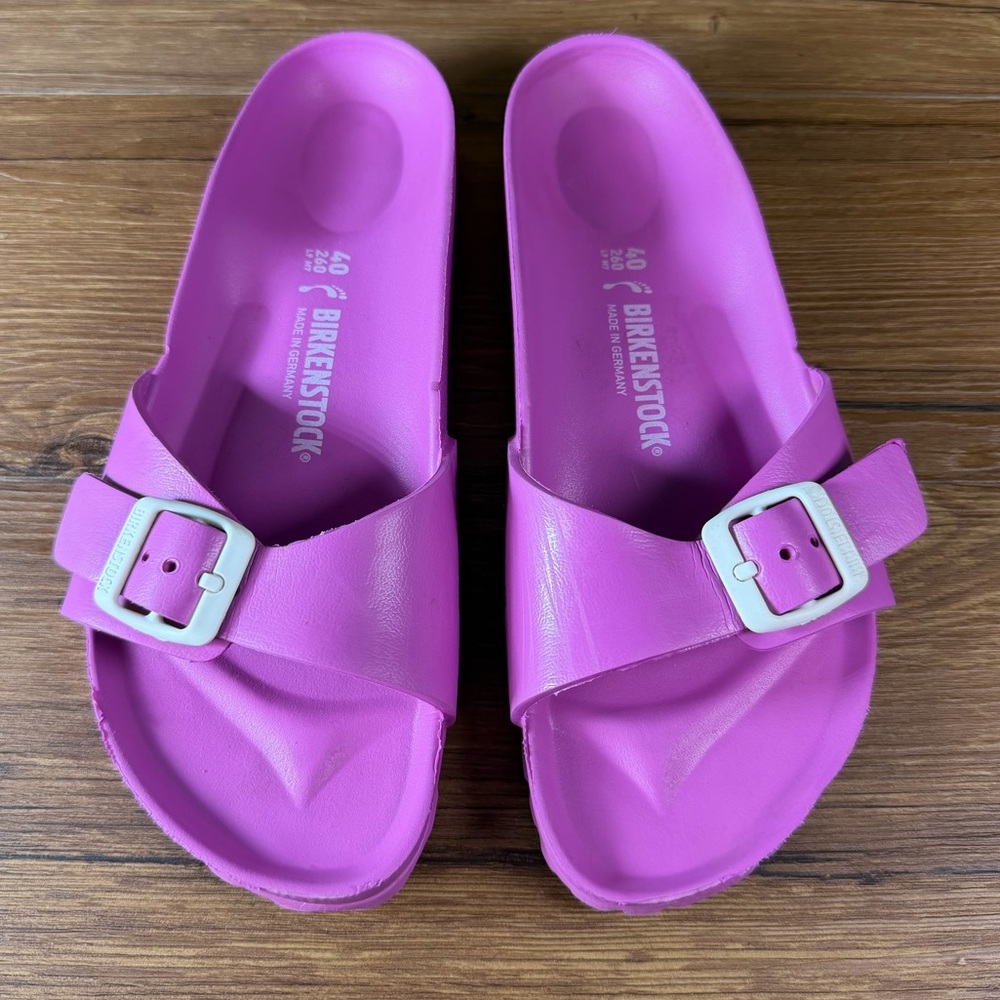 Birkenstock Pink Madrid EVA Slide Sandals